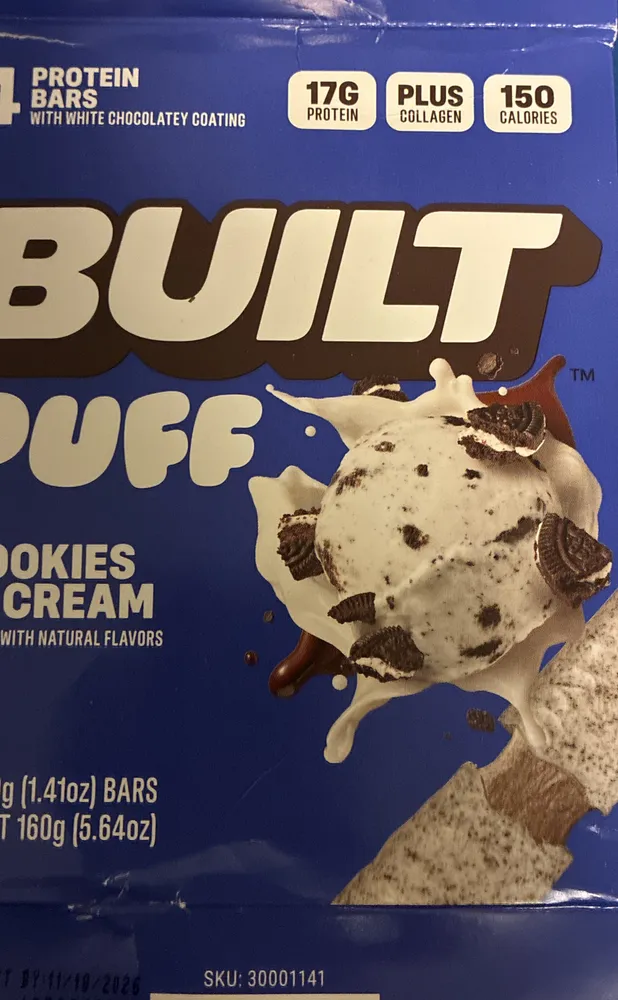 BUILT PUFF Cookies 'N Cream
