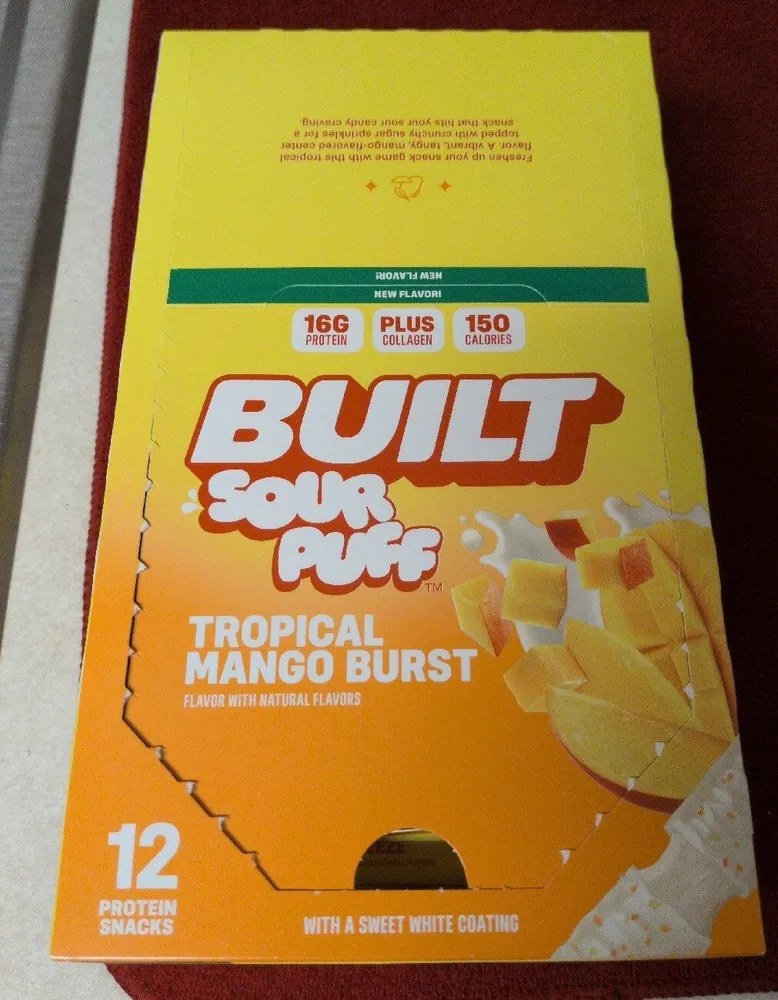 Tropical Mango Burst Sour Puff