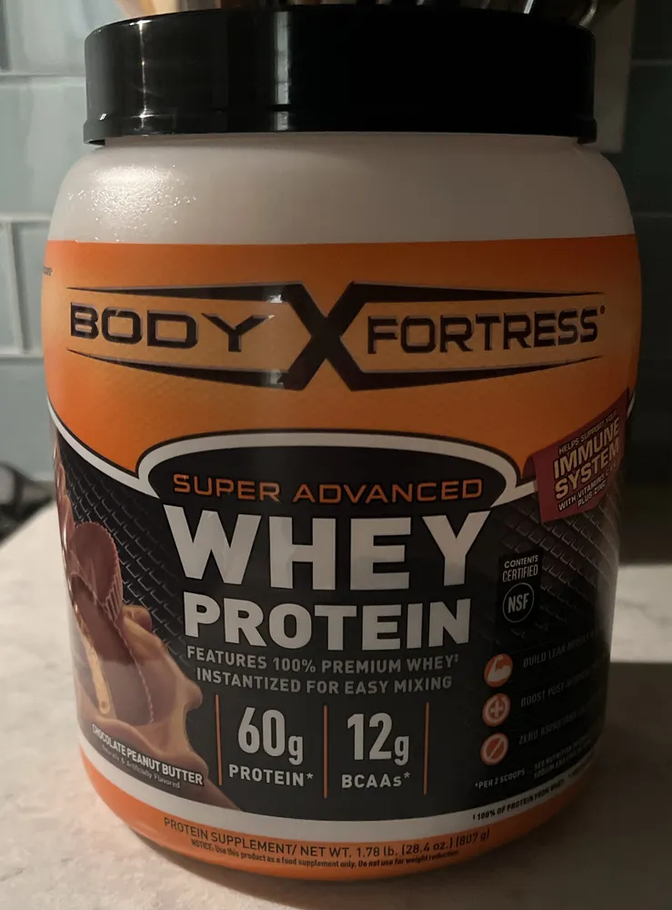 Super Advanced Chocolate Peanut Butter Whey Protein Powder