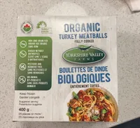 Boulettes de dinde biologiques