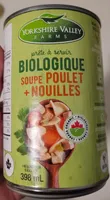 Biologique soupe poulet et nouilles - York soirée Valley