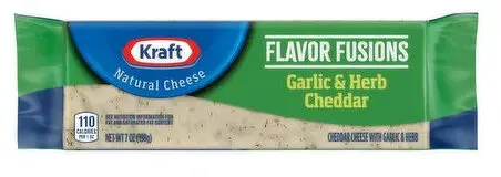 Garlic & herb cheddar