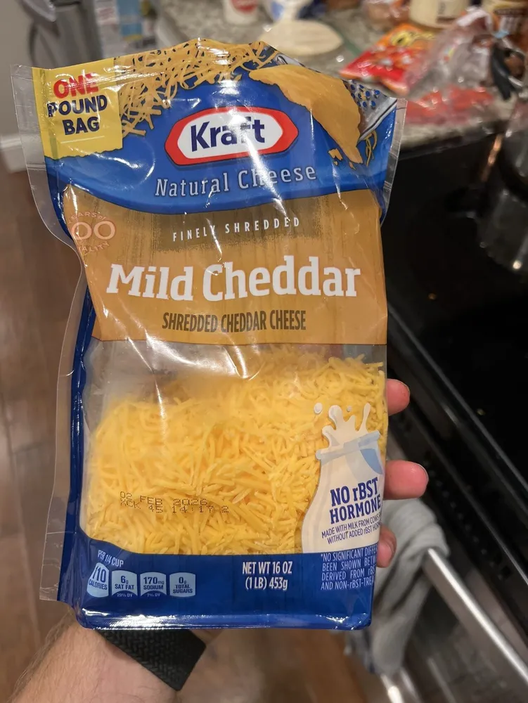 Mild Cheddar Shredded Cheddar Cheese