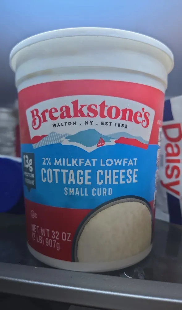 2% Milkfat Lowfat Cottage Cheese Small Curd