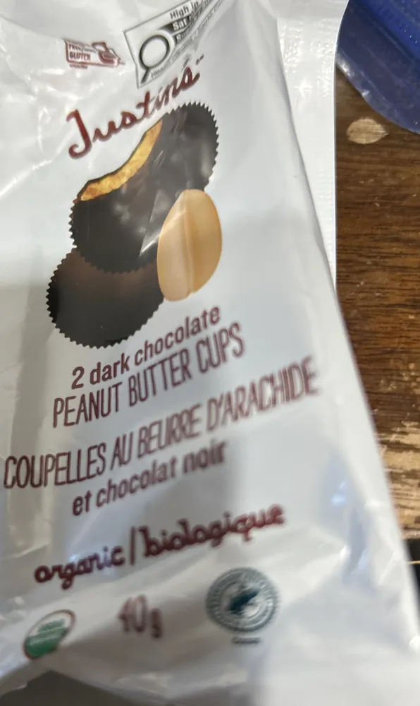 Organic Dark Chocolate Peanut Butter Cups