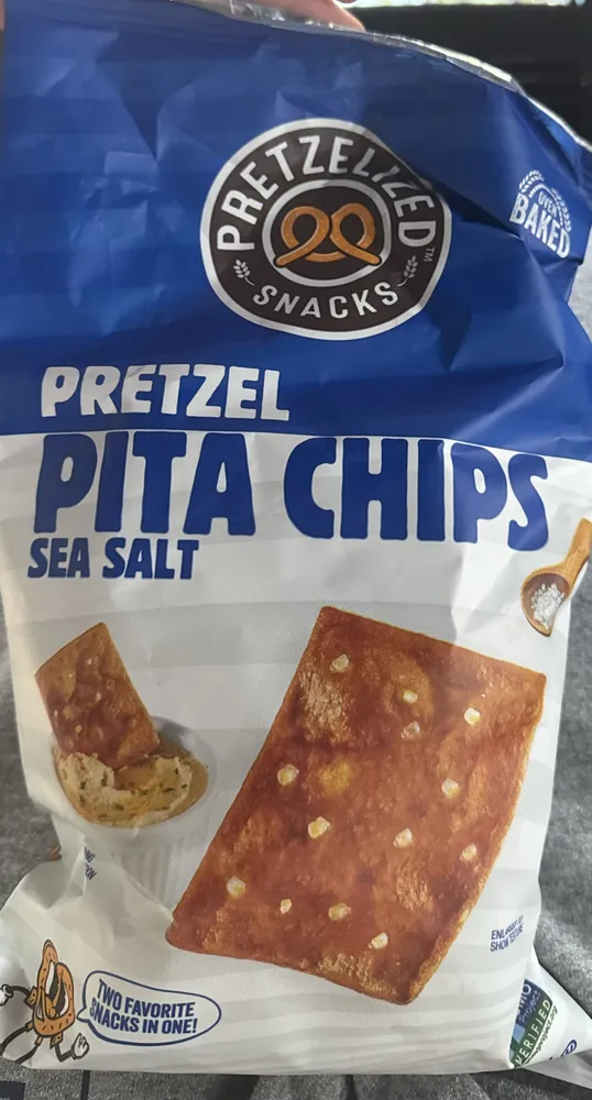 Pretzel Pita Chips Sea Salt