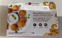 Falafel with tahini dipping sauce