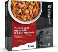 Performance Kitchen Tomato Basil Pasta with Chicken Meatballs