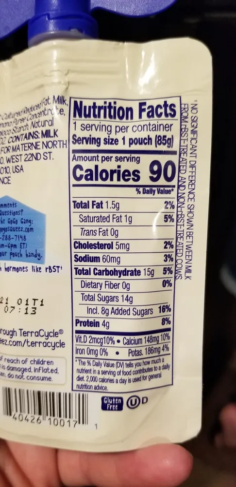 Gogo Squeez Yogurt Banana