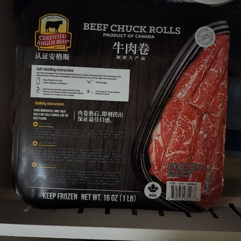 Beef Chuck Rolls