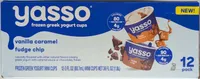Frozen Greek yogurt cup (caramel)