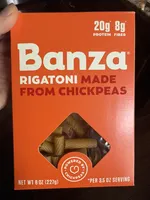 Rigatoni Made From Chickpeas