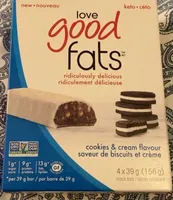 Barre Saveur de Biscuits et Creme