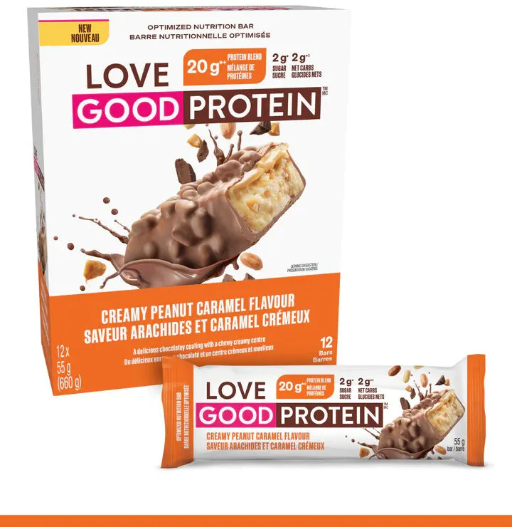 LOVE GOOD PROTEIN Peanut Caramel Flavour