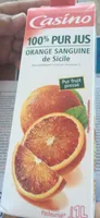 100% pur jus Orange Sanguine de Sicile pressé