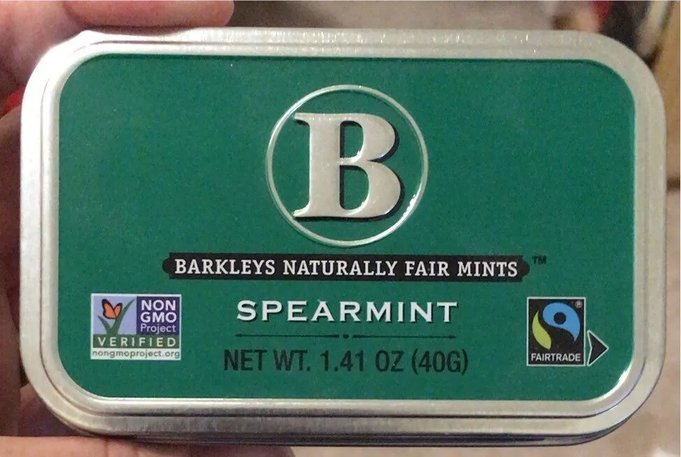 Spearmint mints