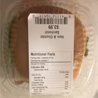 Ham and cheddar
