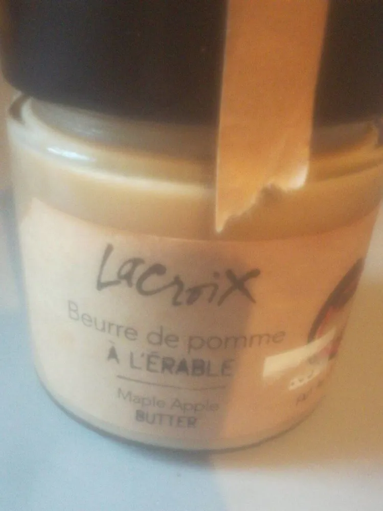Beurre de pomme à l'érable