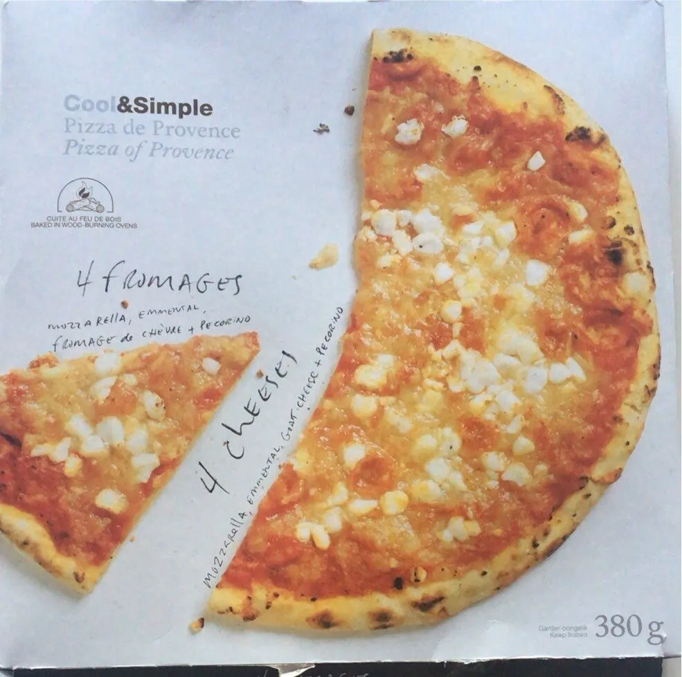 Pizza de provence 4 fromages