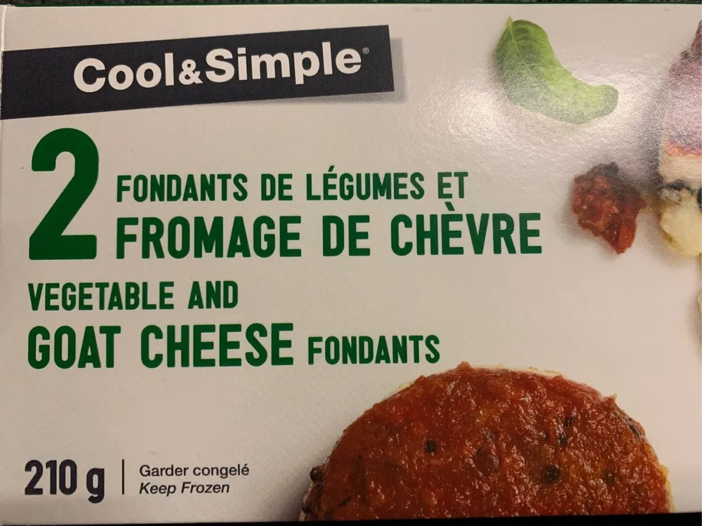 Fondants de legumes et fromage de chevre