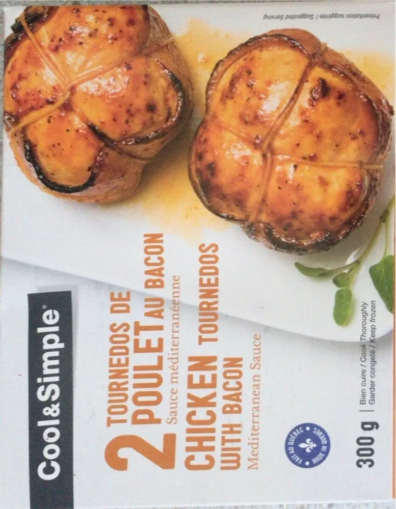 Tournedos de poulet au bacon