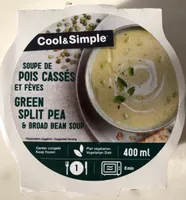 Soupe de pois cassés et fèves