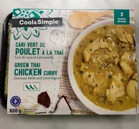 Cari vert de poulet à la thaï