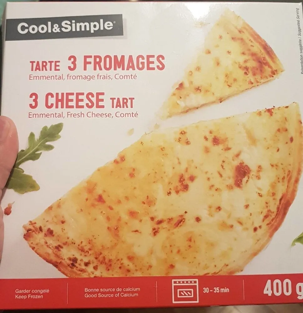 Tarte 3 fromages