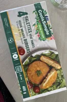 Galettes Végé panées blé et emmental