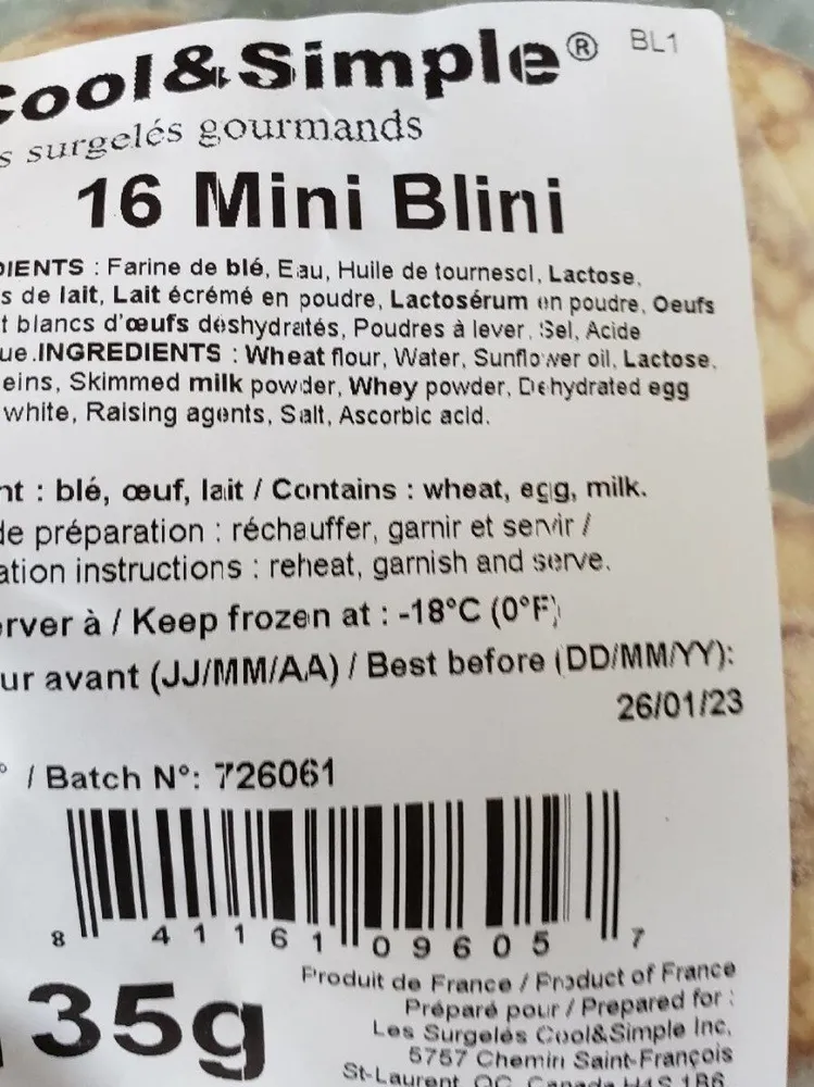 Mini Blini
