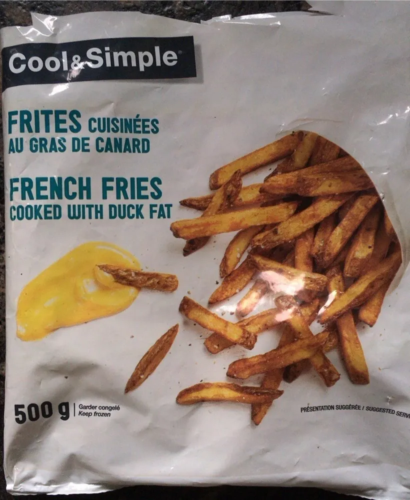Frites graisse de canard