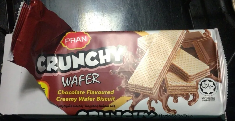crunchy chocolate wafer