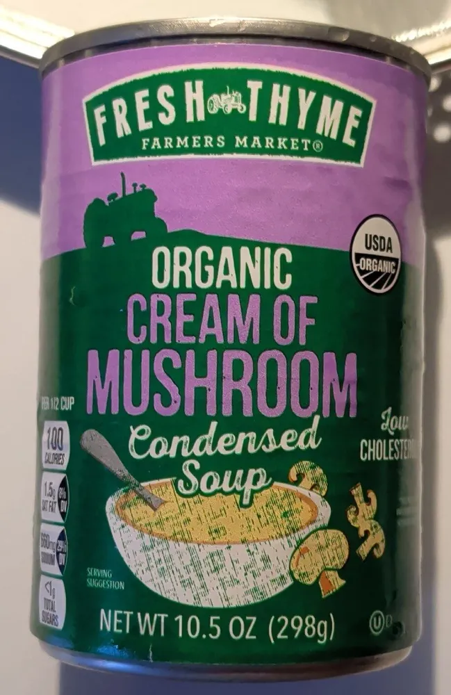 Organic cream of mushroom souo