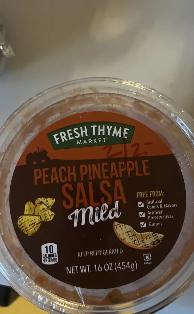 Peach Pineapple Mild Salsa