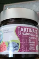 Tartinade de framboises et camerises