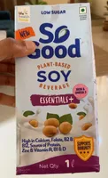 Plant-based soy beverage essentials +