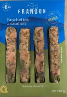 Brochettes de saumon