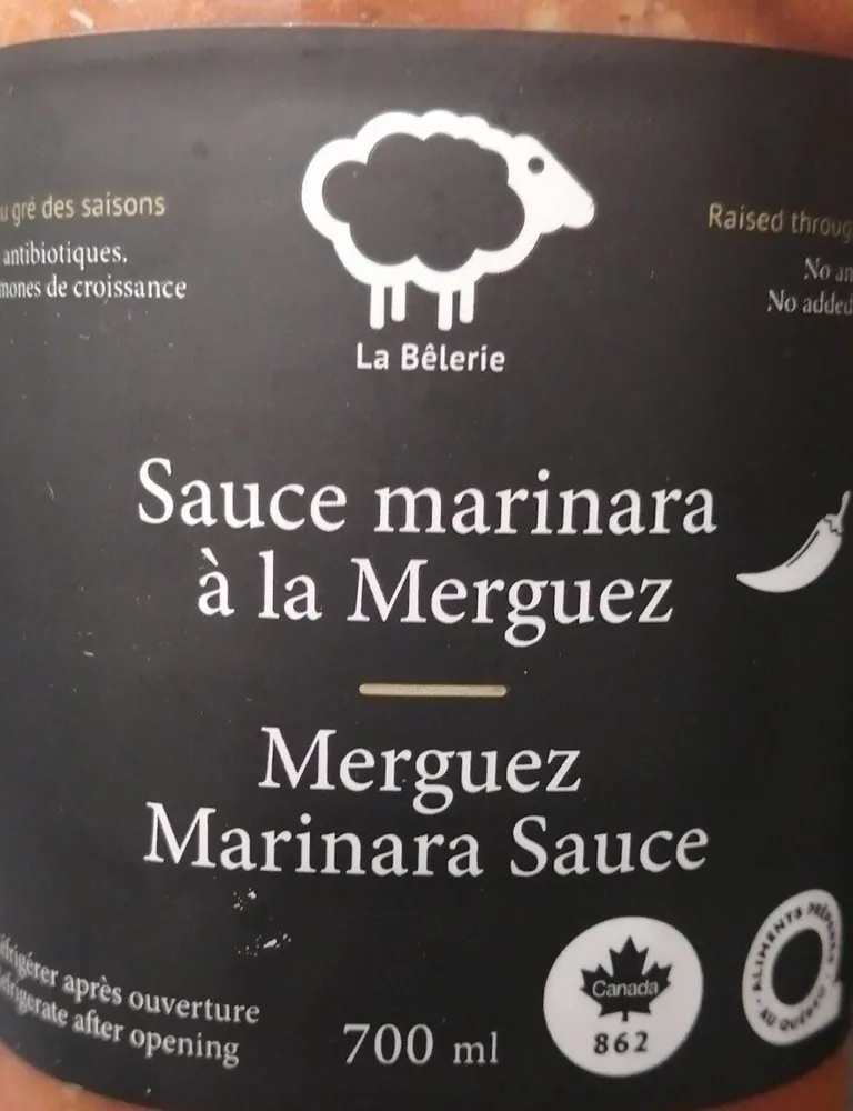 sauce marinara à la merguez