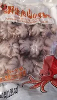 Frozen wild small octopus