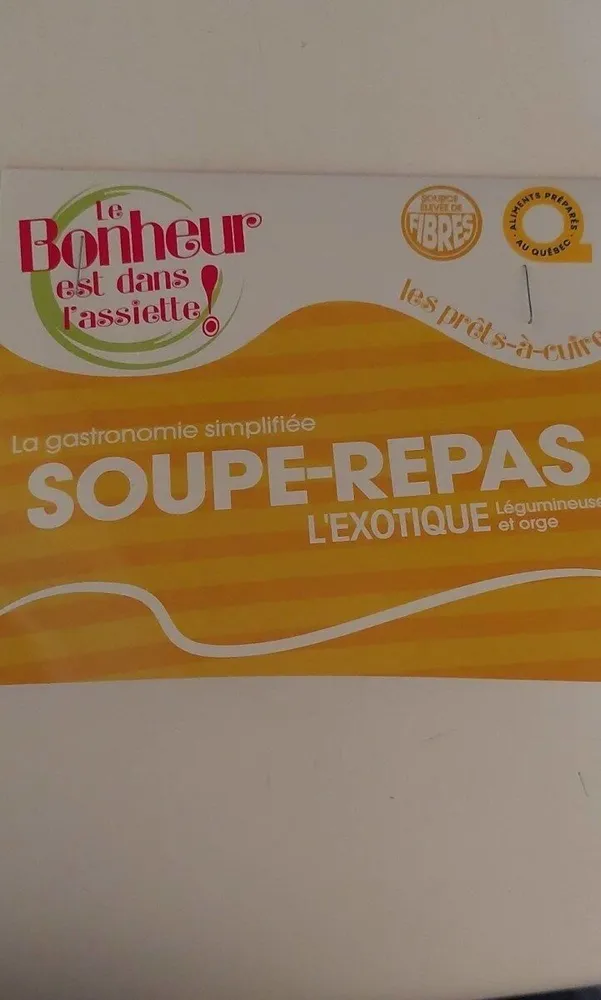 Soupe-repas l'exotique