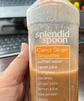Carrot ginger smoothie