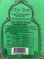 Pain « Manna Bread »