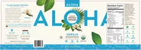 Vanilla flavored plant-based protein