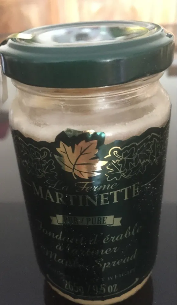 Fondant d'érable a tartiner