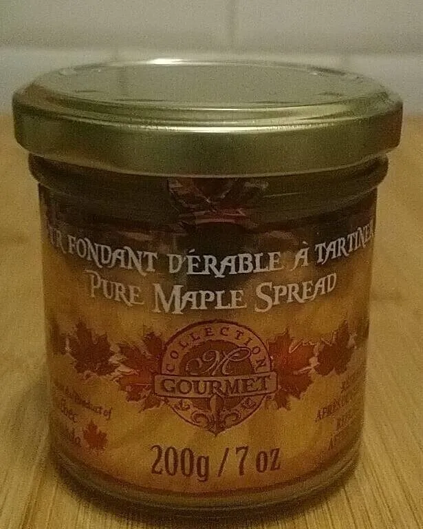 crème de sirop d'érable