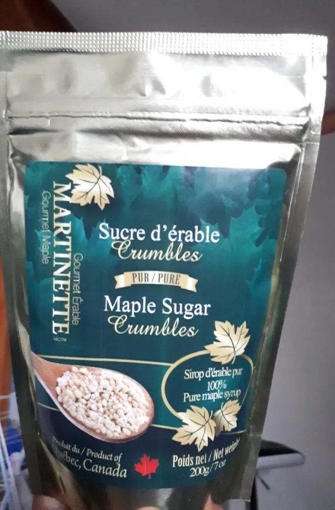 Sucre d'érable crumbles pure