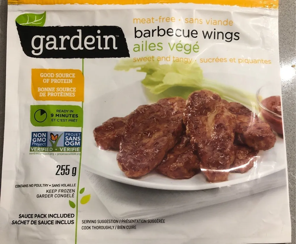 Barbecue wings meat free