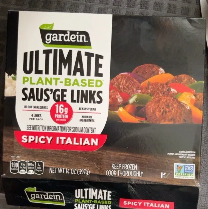 Ultimate Plant-Based Saus'ge Links, Spicy Italian