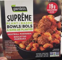 SUPRÊME PLANT-BASED BOWLS MEATBALL MARINARA
