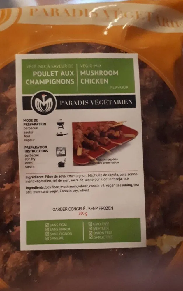 Poulet champignons